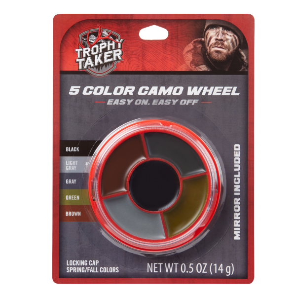5 Color Camo Wheel Facepaint
